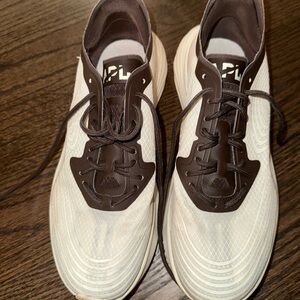 APL women’s Athletic Shoes in Cream and Brown 8.5